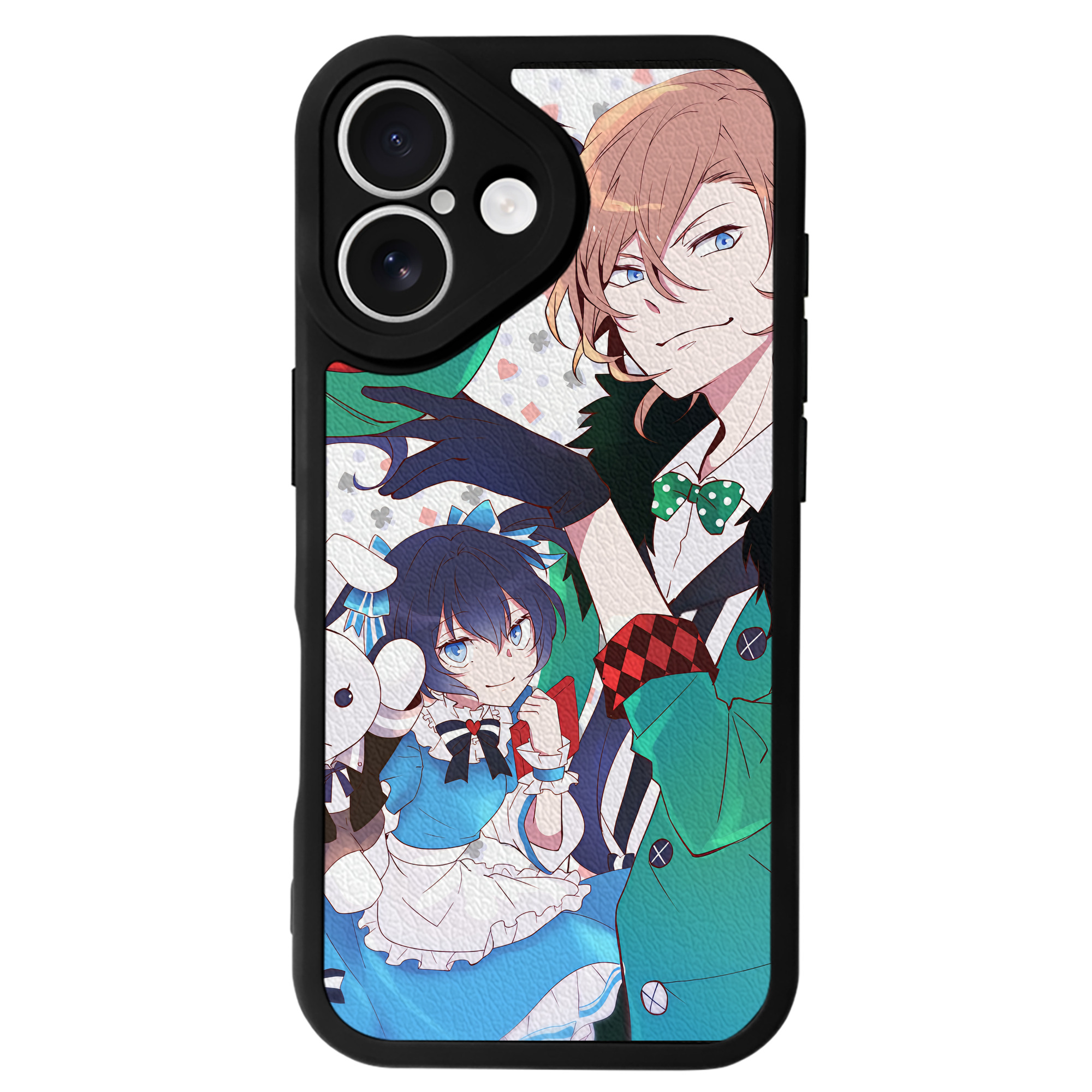 （画像用） 文豪ストレイドッグス Bungo Stray Dogs 【iPhone 16シリーズ対応】シリコンスマホケース（レザー調） 材質：シリコン
